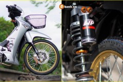 Wave 125i độ đẹp ngất ngây trên đường ray xe lửa