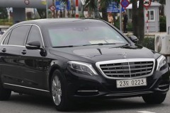 Chiếc siêu xe chở Tổng thống Hàn Quốc gây chú ý trên đường phố Đà Nẵng