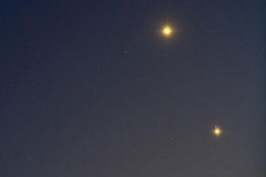 Xuất hiện hiện tượng Sao Kim và sao Mộc gặp nhau trước bình minh