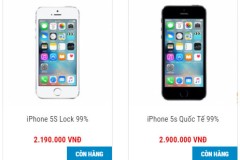 iPhone 5S - siêu phẩm một thời hiện có giá 2-3 triệu đồng