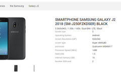 Smartphone Galaxy J2 Pro (2018) xuất hiện đầy đủ thông số cấu hình kèm giá bán