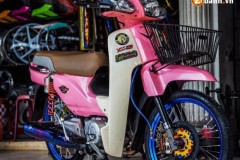 Honda Cub Fi độ kiểng với bộ cánh sắc hồng ''tự tin khoe cá tính''