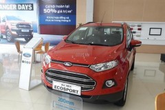 Ford Ecosport “một mình một ngựa” về đích trong phân khúc SUV cỡ nhỏ