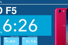 Pin Oppo F5 có thể on screen gần 6 tiếng rưỡi với tác vụ thực hiện hỗn hợp