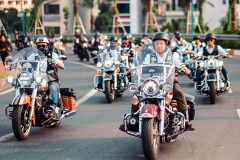 Ngắm dàn xe moto Harley-Davidson hộ tống rước Đội tuyển U23 Việt Nam
