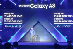 Vào ngày 5/1, Galaxy A8 của Samsung sẽ chính thức được bán