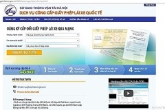 Hà Nội: Triển khai dịch vụ công trực tuyến mức độ 4 về cấp giấy phép lái xe quốc tế