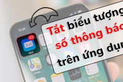 Hướng dẫn cách tắt “biểu tượng số màu đỏ” trên các ứng dụng của iPhone!