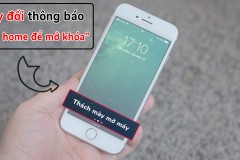 Hướng dẫn cách thay đổi dòng thông báo “Nhấn home để mở khóa”