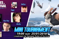 Sát cánh cùng các hot Streamer Việt Nam mừng RoS update mới