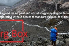 Surgi box - Phòng phẫu thuật dã chiến, tất cả để vừa trong balo đeo lưng của bạn