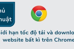 Hướng dẫn đặt giới hạn tốc độ tải hay nạp trang của trang website bất kì