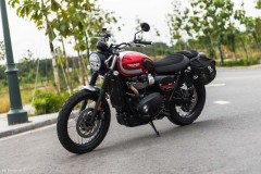 Triumph Street Scrambler nâng cấp đèn pha, hệ thống pô, trợ lực và phuộc hơn 100 triệu đồng