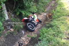 Xót xa trước hình ảnh Ducati 1199 Superleggera gặp tai nạn nghiêm trọng