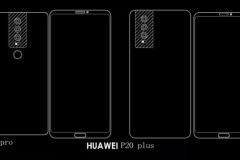 Huawei P20 Pro sẽ có Face ID và 3 camera sau