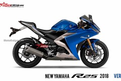 Yamaha R3 2018 (R25) lộ ảnh concept thiết kế giống R6