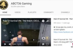 Youtubers ABCT36 Gaming chơi Rules of Survival mobile mỗi ngày để có skill to