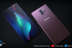 Concept Galaxy Note 9 đẹp choáng ngợp với mặt trước không viền