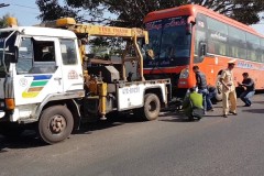 Đứng bên lề đường bị ô tô khách tông tử vong ngày 29 Tết