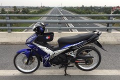 Exciter 2010 độ khoe dáng trên con đường cao tốc của biker Hải Phòng