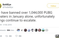 PUBG: BattlEye ban hơn một triệu tài khoản chỉ tính riêng trong tháng Giêng