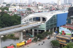 Hụt hơi tiến độ đường sắt đô thị Cát Linh - Hà Đông