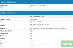 Nokia 7 Plus bản 6GB RAM xuất hiện trên Geekbench
