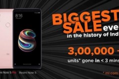 Hơn 3 triệu chiếc Redmi Note 5 Pro đã được bán hết trong chưa đầy 3 phút
