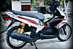 Air Blade độ gây ấn tượng với phong cách lịch lãm của biker An Giang