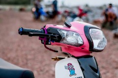 Cub Fi độ cá tính với bộ cánh mang tone màu hồng đầy nổi bật