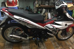 Exciter 150 độ mạnh tay với nhiều đồ chơi và dàn ốc Proti đắt tiền