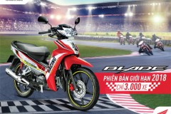 Honda Blade 110 2018 phiên bản Racing sẽ chỉ có 3.000 chiếc