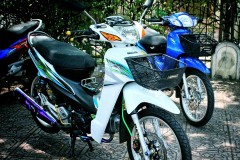 Ngắm nhìn Wave A độ siêu đẹp của Biker Sài Gòn