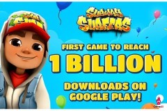 Subway Surfers trở thành tựa game đầu tiên đạt 1 tỷ lượt tải trên Google Play