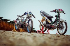 Wave & Jupiter độ Drag cực khủng của các biker đến từ Lâm Đồng