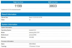 Galaxy J7 (2018) phát hiện đang được thử nghiệm trên Geekbench