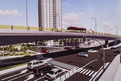 Phân luồng nhiều tuyến đường đi sân bay Nội Bài để thi công cầu vượt An Dương