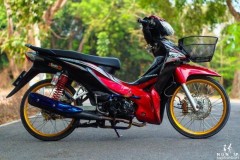 Wave 110 độ cực ngầu và phong cách với loạt chơi giá trị của biker Thailand