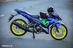 Yamaha Y15ZR độ đậm chất thể thao mang phong cách Movistar cùng loạt đồ chơi kiểng