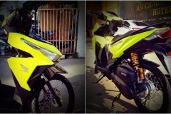 Vario 150 độ kiểng đơn giản thu hút ánh nhìn với tone vàng spoty