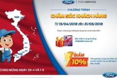 Ford Việt Nam triển khai chương trình “Tháng Chăm sóc Khách hàng”