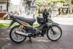Jupiter 110 độ - Up áo Yaz đầy sáng tạo của chàng Biker Việt