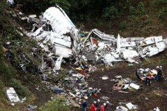 Máy bay chở CLB bóng đá Chapecoense rơi năm 2016 là do thiếu nhiên liệu