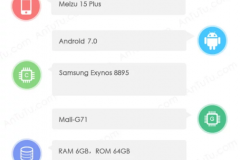 Cấu hình của Meizu 15 Plus được xác nhận trên AnTuTu