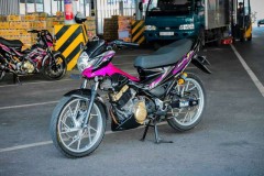 Satria F150 độ ấn tượng với loạt nâng cấp bài bản