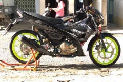 Satria F150 độ mang vẻ đẹp nhẹ nhàng đầy đẳng cấp