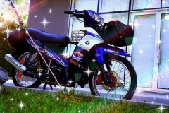 Sirius 50cc độ của chàng học sinh Kiên Giang