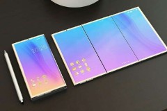 Smartphone màn hình gập của Samsung sẽ trang bị tới 3 màn hình OLED