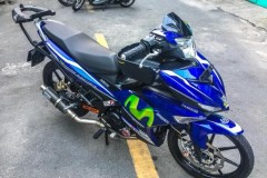 Exciter 150 độ đầy xinh xắn với bộ cánh Movistar thể thao