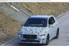 Mercedes B-Class 2019 lộ diện rõ ràng thiết kế nội thất và lưới tản nhiệt